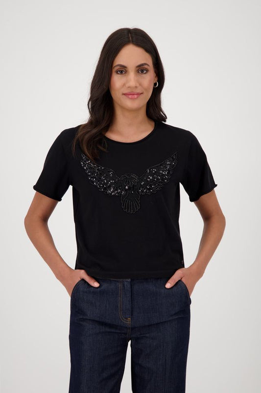 Eagle Jewellery Motif T-Shirt