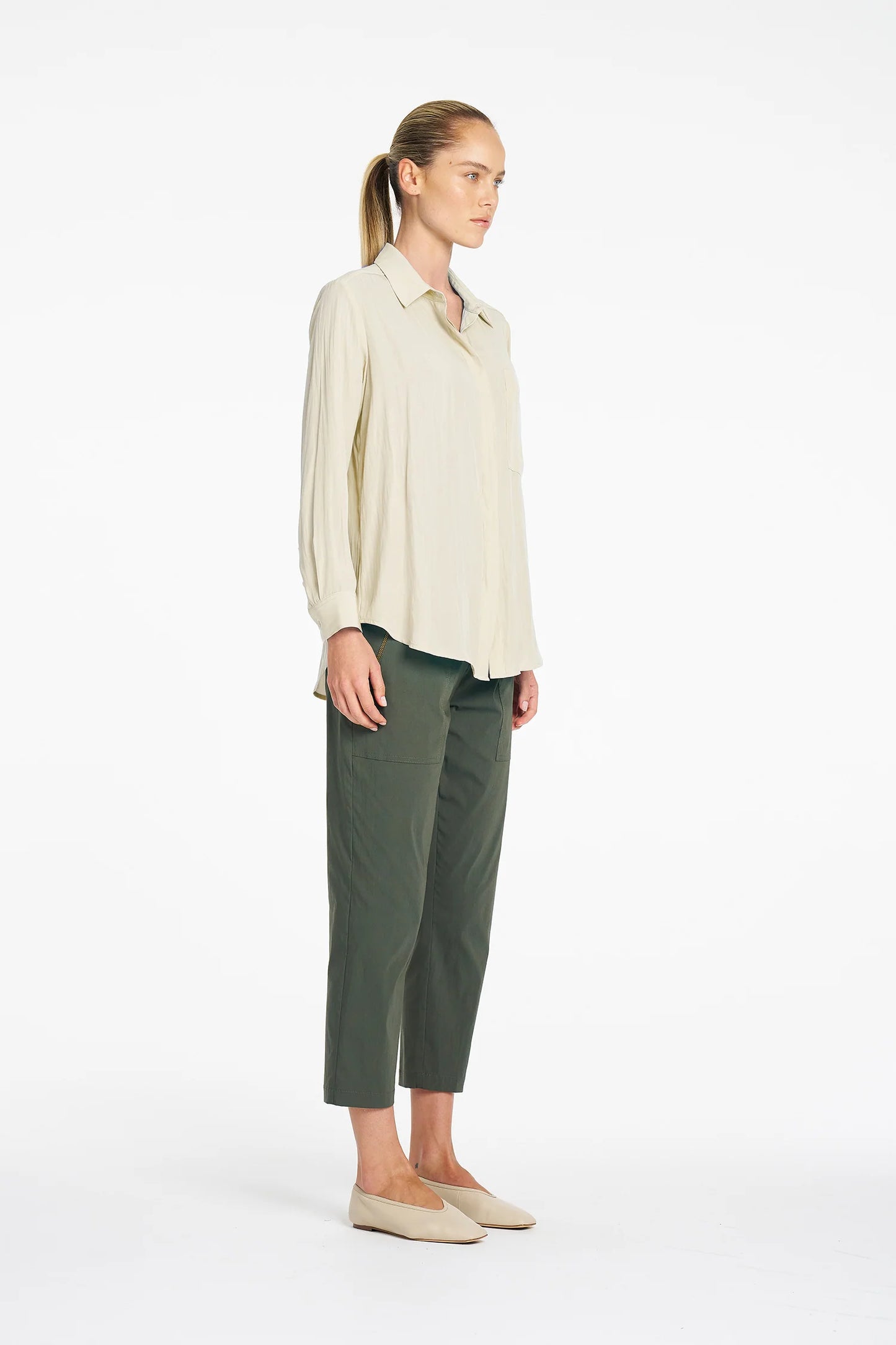 Zip Tapered Pant