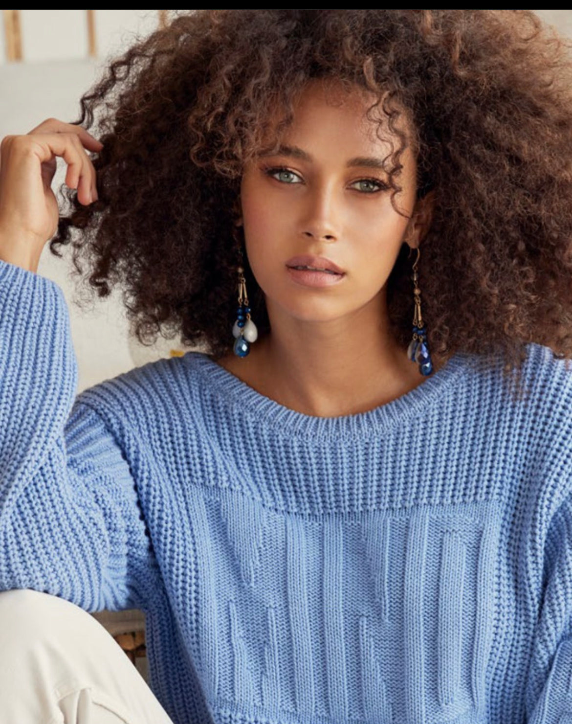 Aqua Blue Forever Sweater