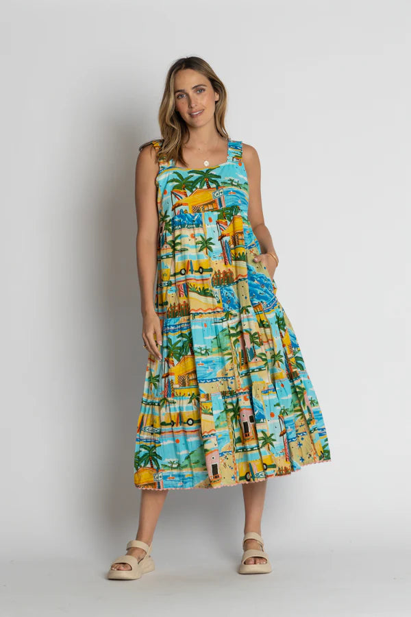 LulaLife Caleta Sundress Print