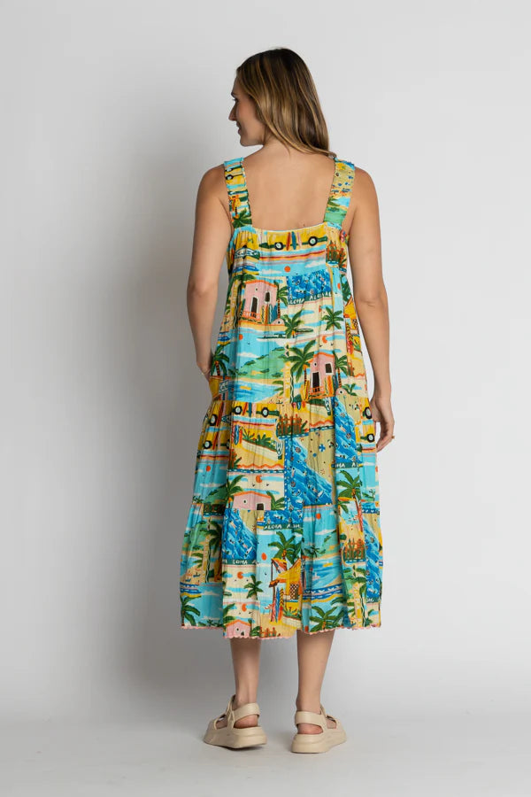 LulaLife Caleta Sundress Print