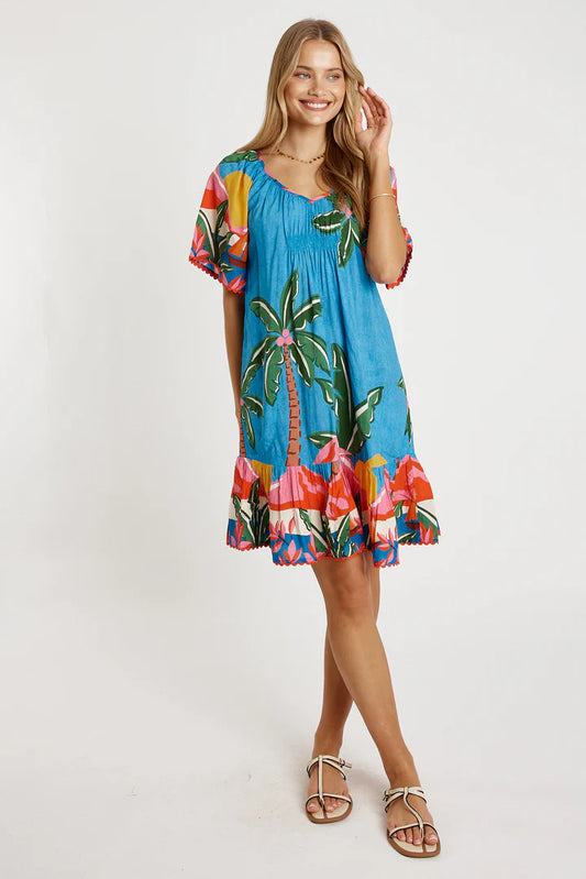 Pacifica Shirred Dress