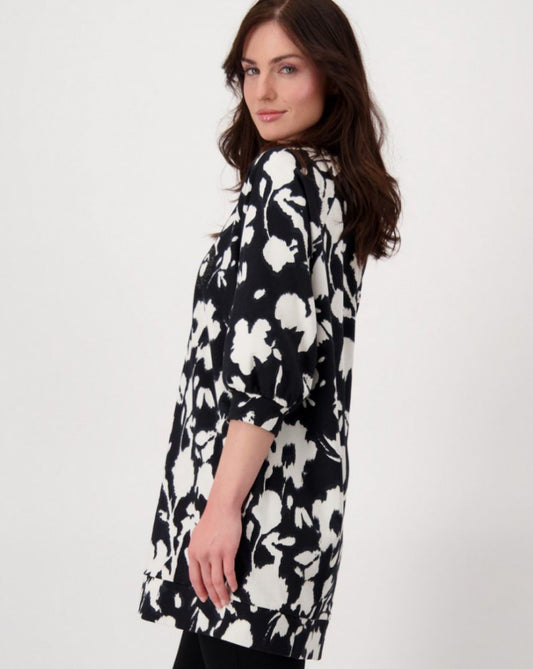 Allover Flower Print Dress / Tunic