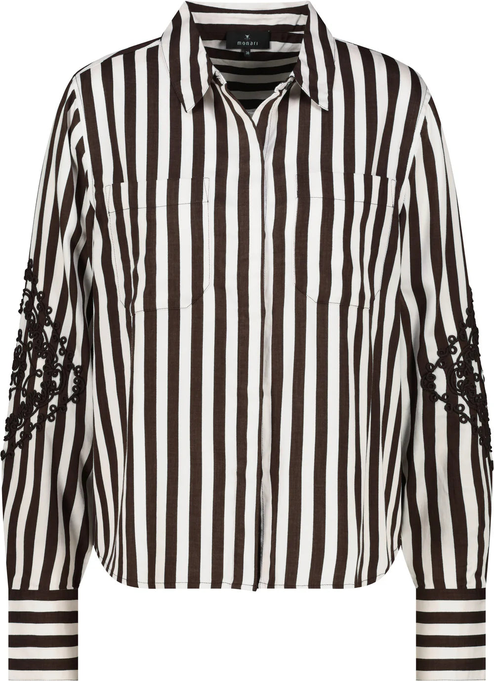 All Over Stripe Print Shirt