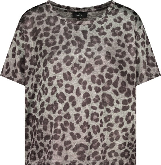 All over leo print top