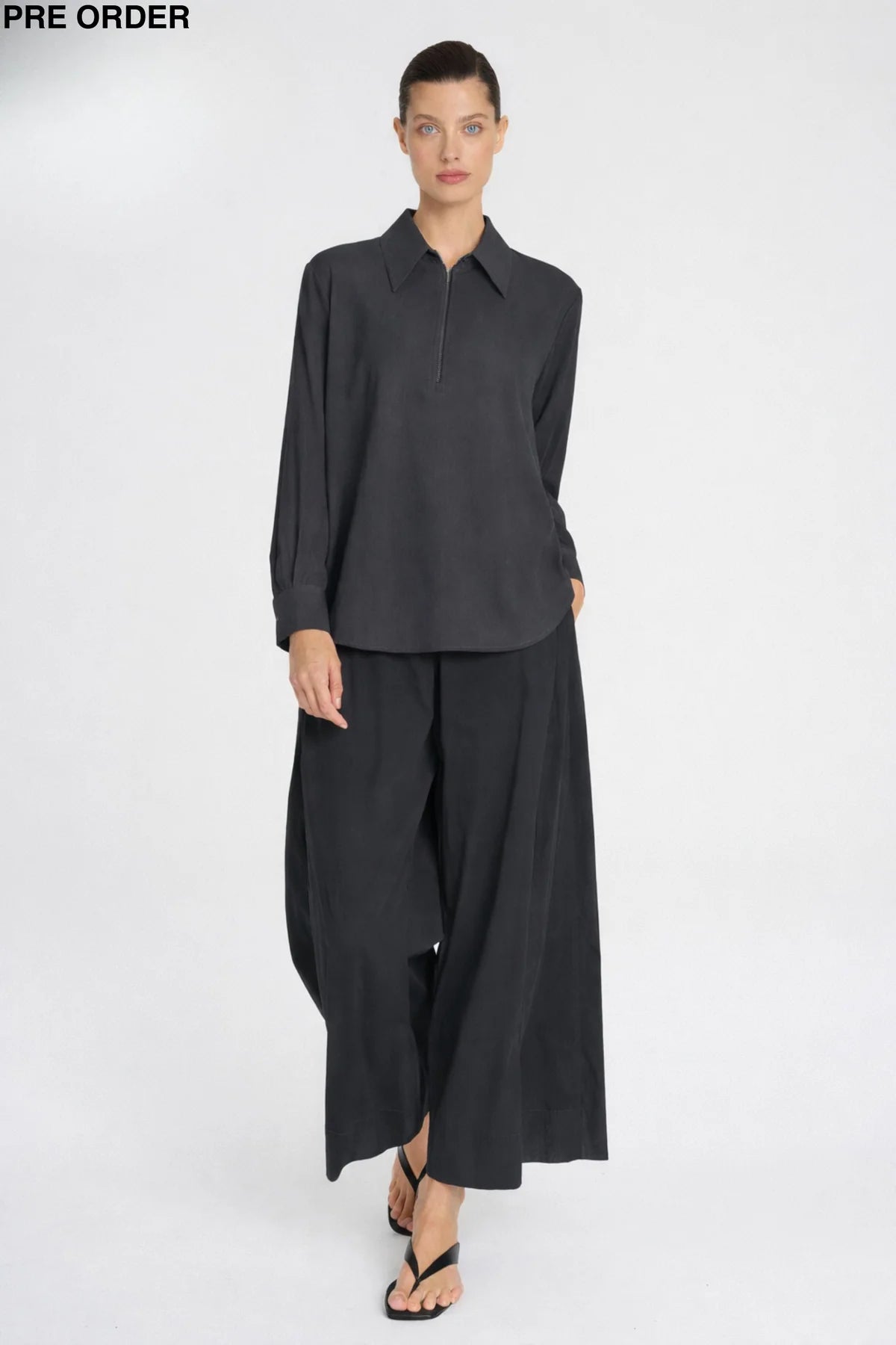 Pre Order Peak Zip Blouse Canyon