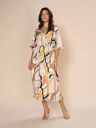 Pictus Wrap Dress