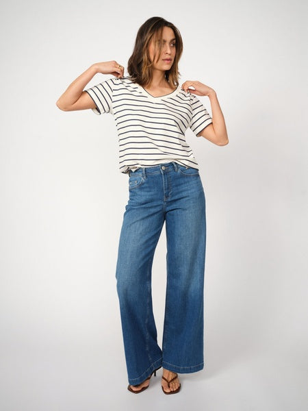 Nani V-SS Stripe tee Spellbound