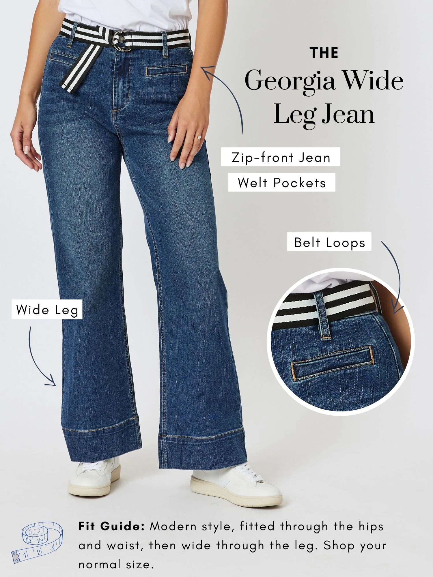 Georgia Wide Leg Jean
